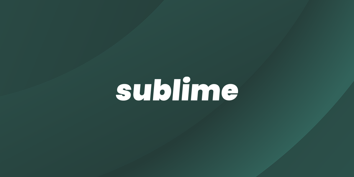 Talk Sublime Sublime